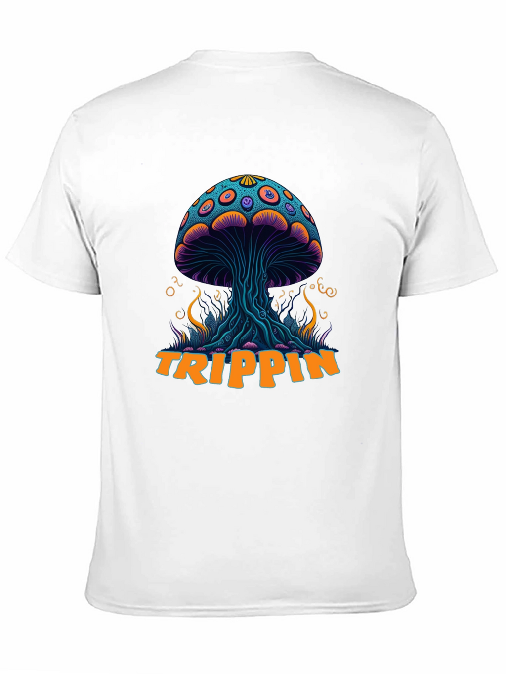 Trippin Mushroom Graphic T-Shirt - Psychedelic Style