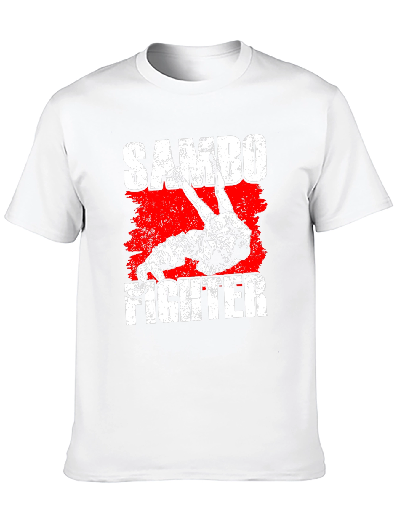 Sambo Fighter Graphic T-Shirt - Black