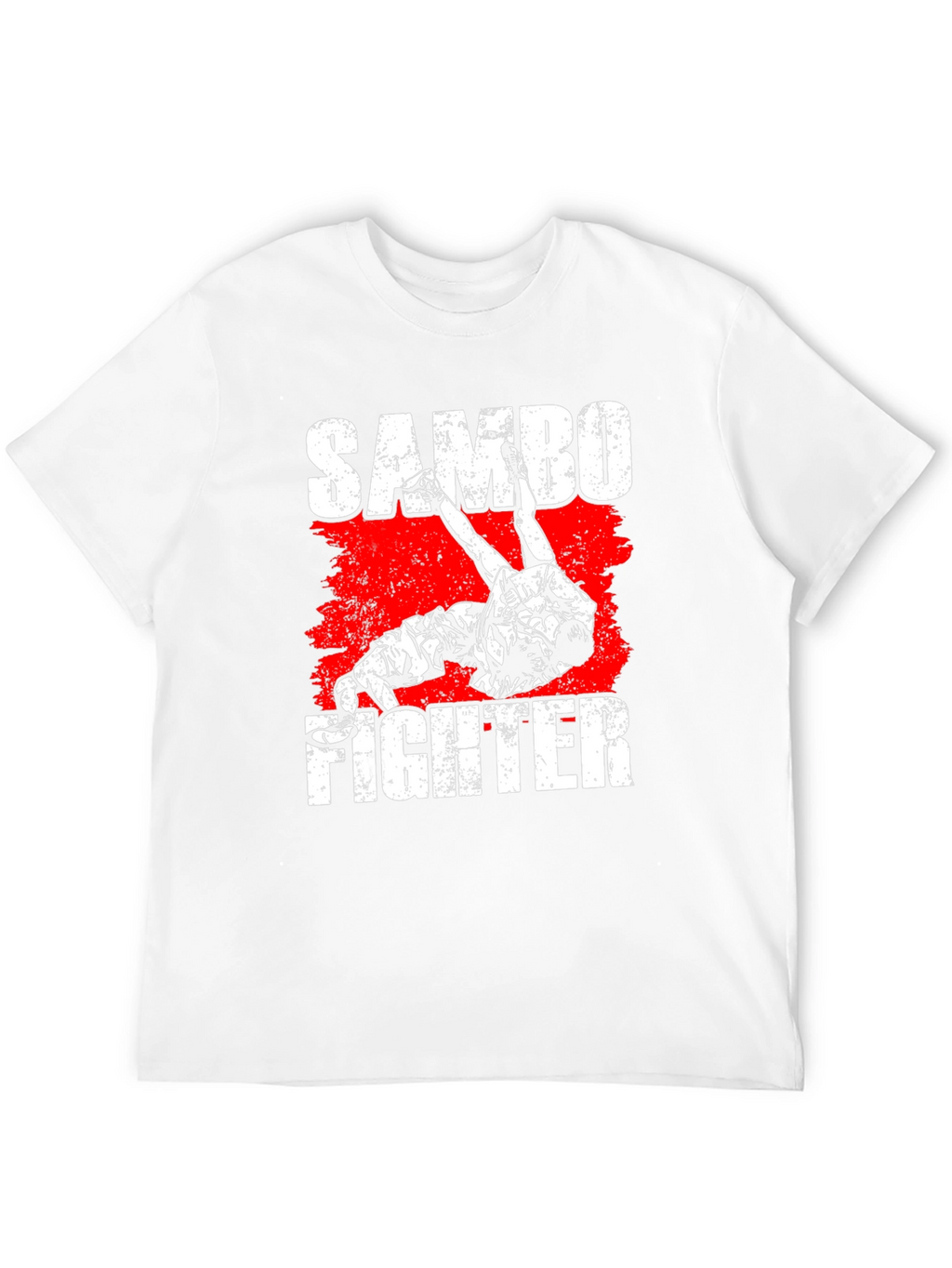 Sambo Fighter Graphic T-Shirt - Black
