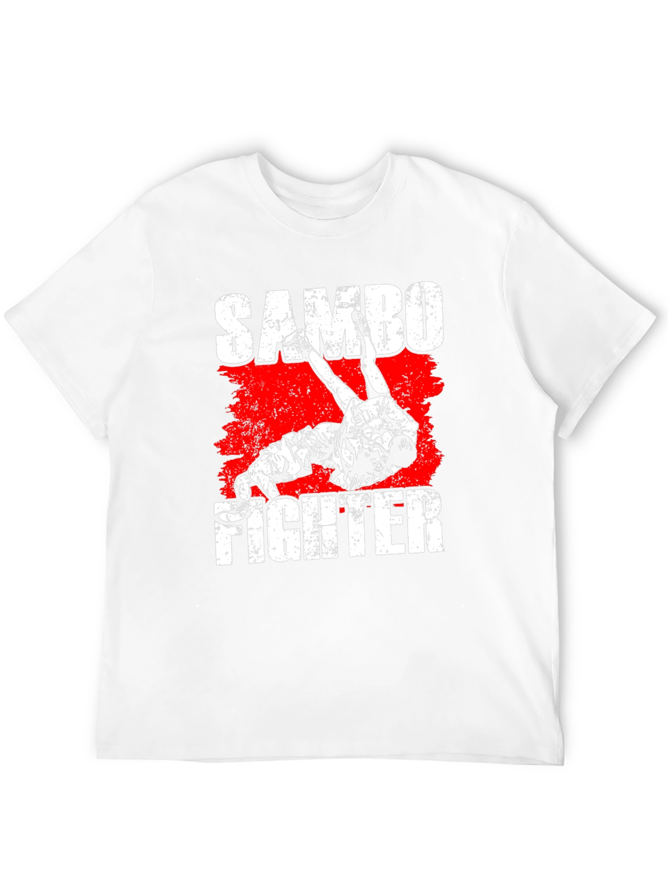 Sambo Fighter Graphic T-Shirt - Black