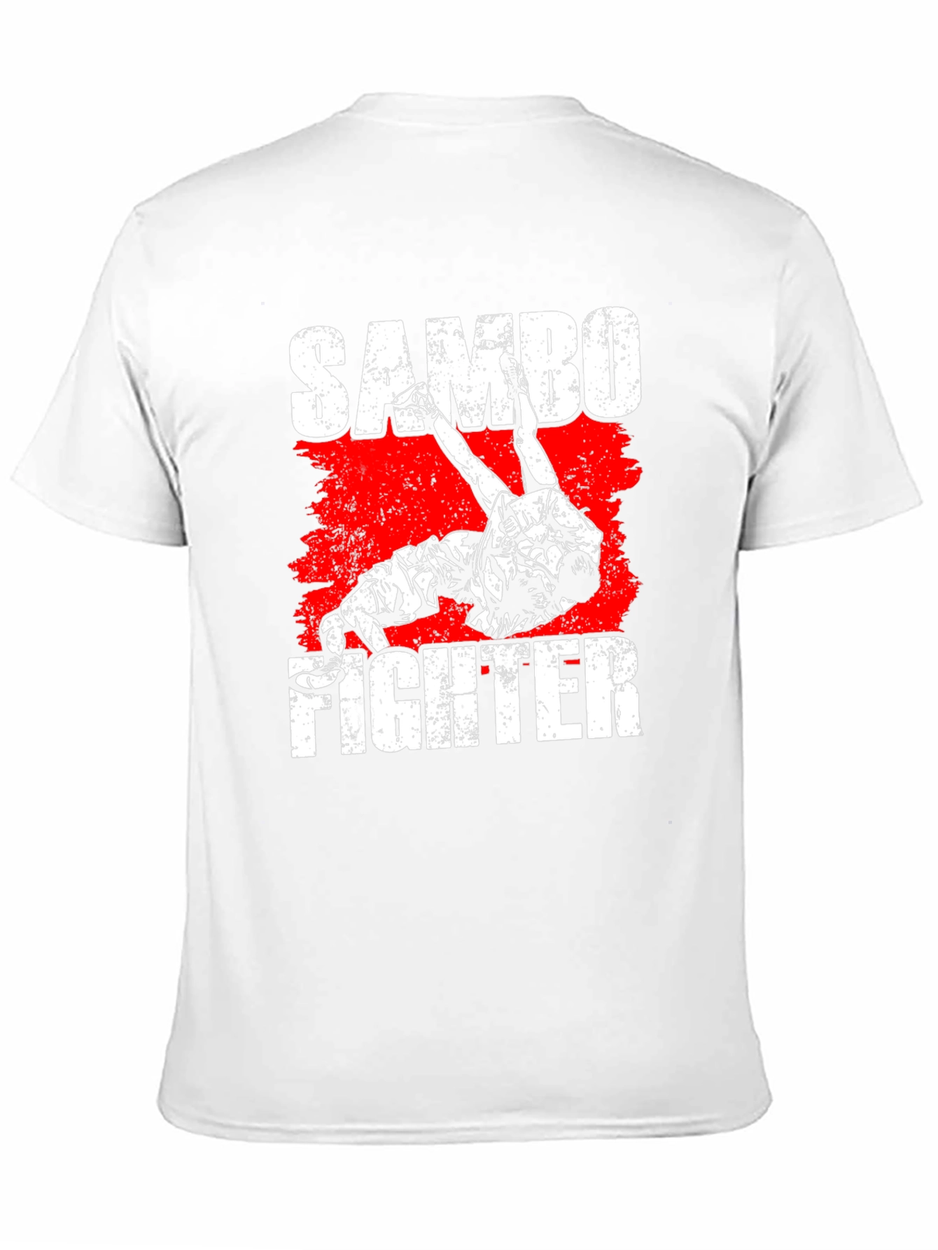 Sambo Fighter Graphic T-Shirt - Black