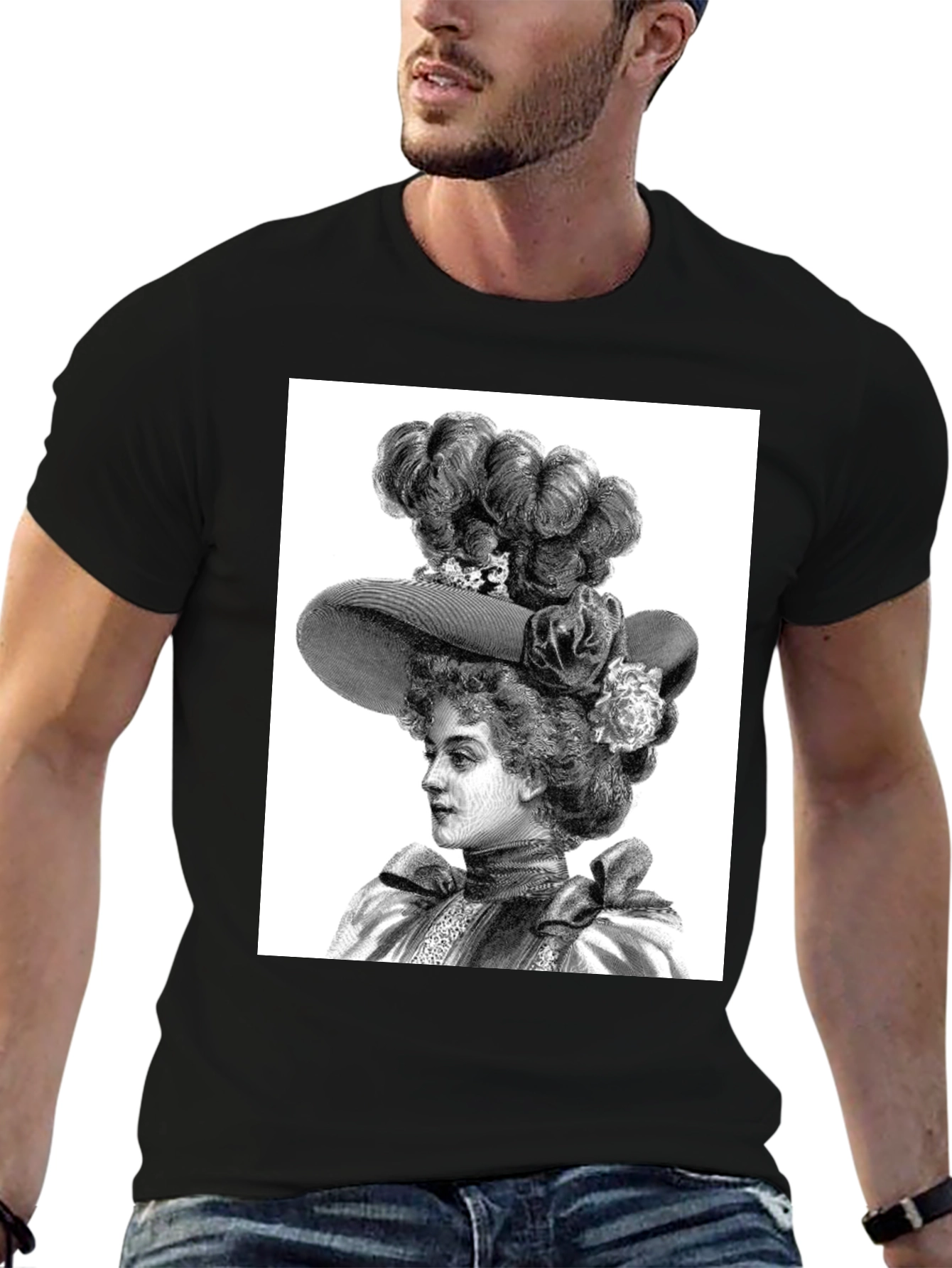 Vintage Woman Portrait T-Shirt