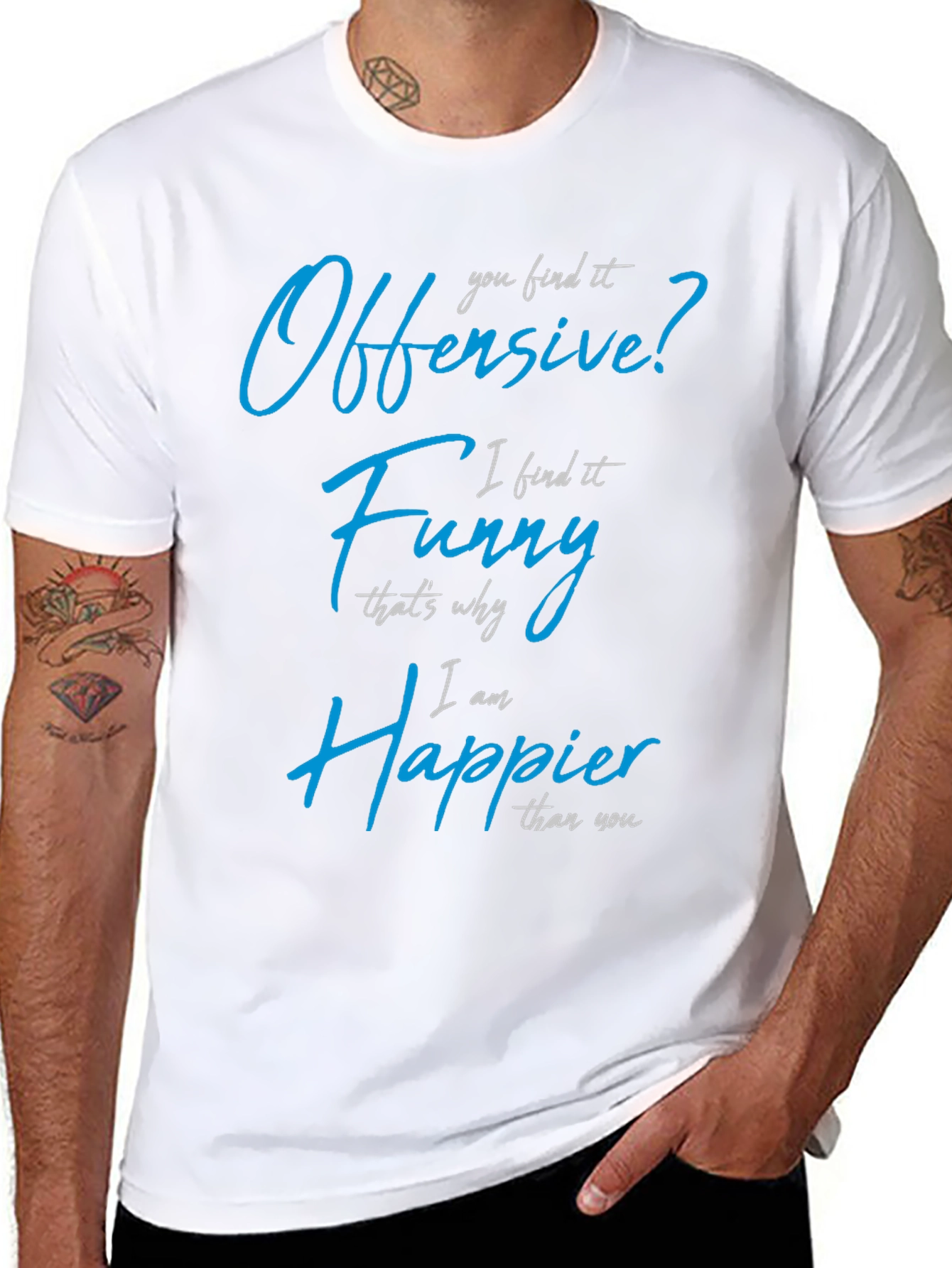 Offensive? Funny? T-Shirt - Sarcastic Novelty Tee