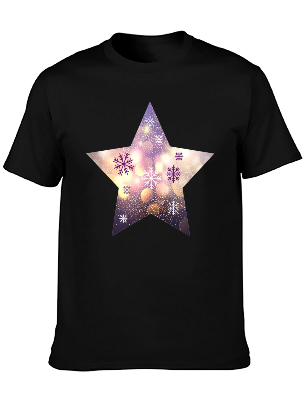 Festive Star Snowflake Graphic Tee