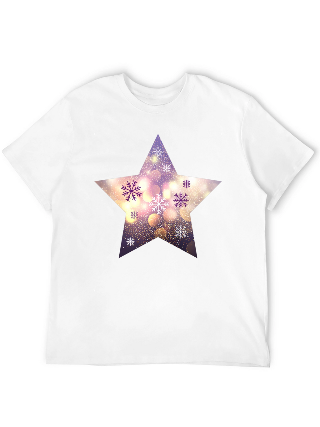Festive Star Snowflake Graphic Tee