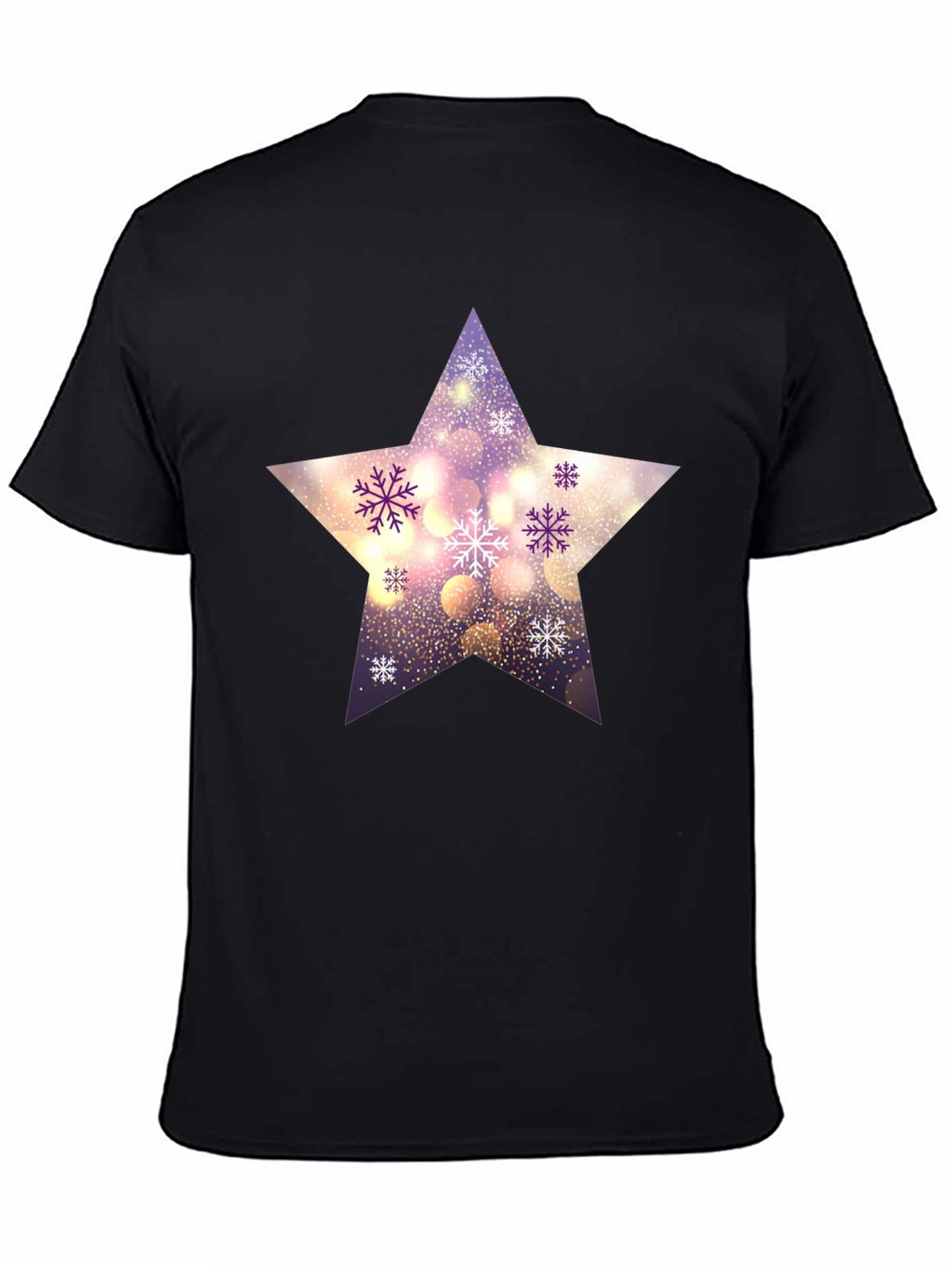 Festive Star Snowflake Graphic Tee