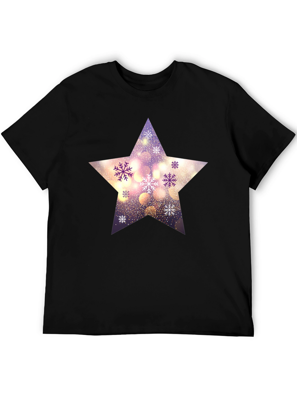 Festive Star Snowflake Graphic Tee