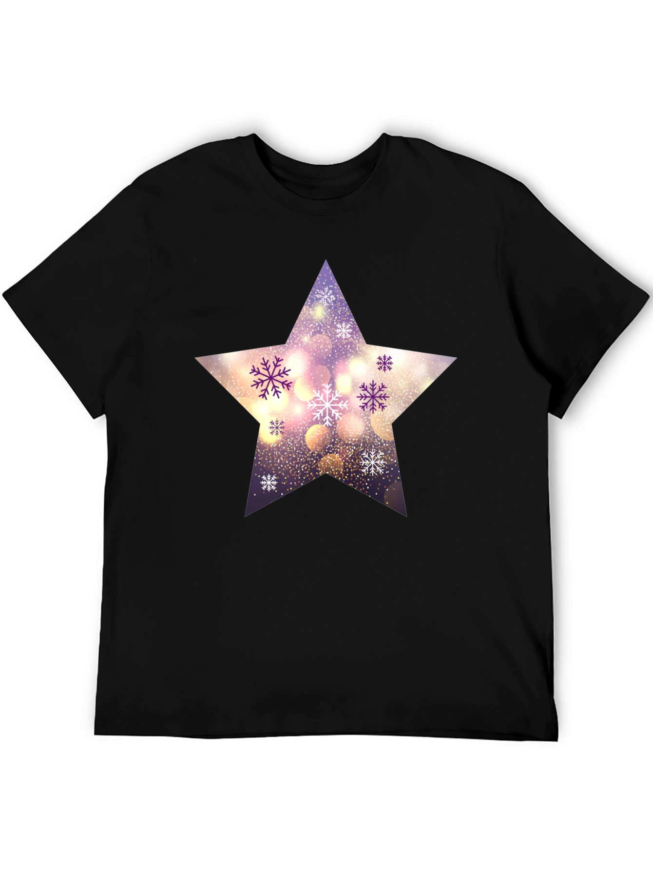 Festive Star Snowflake Graphic Tee