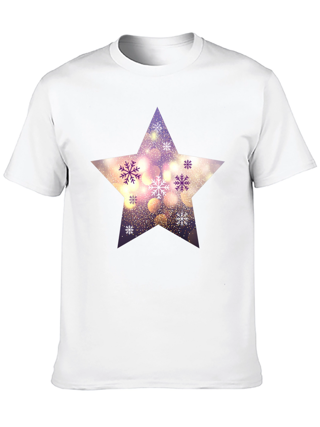 Festive Star Snowflake Graphic Tee