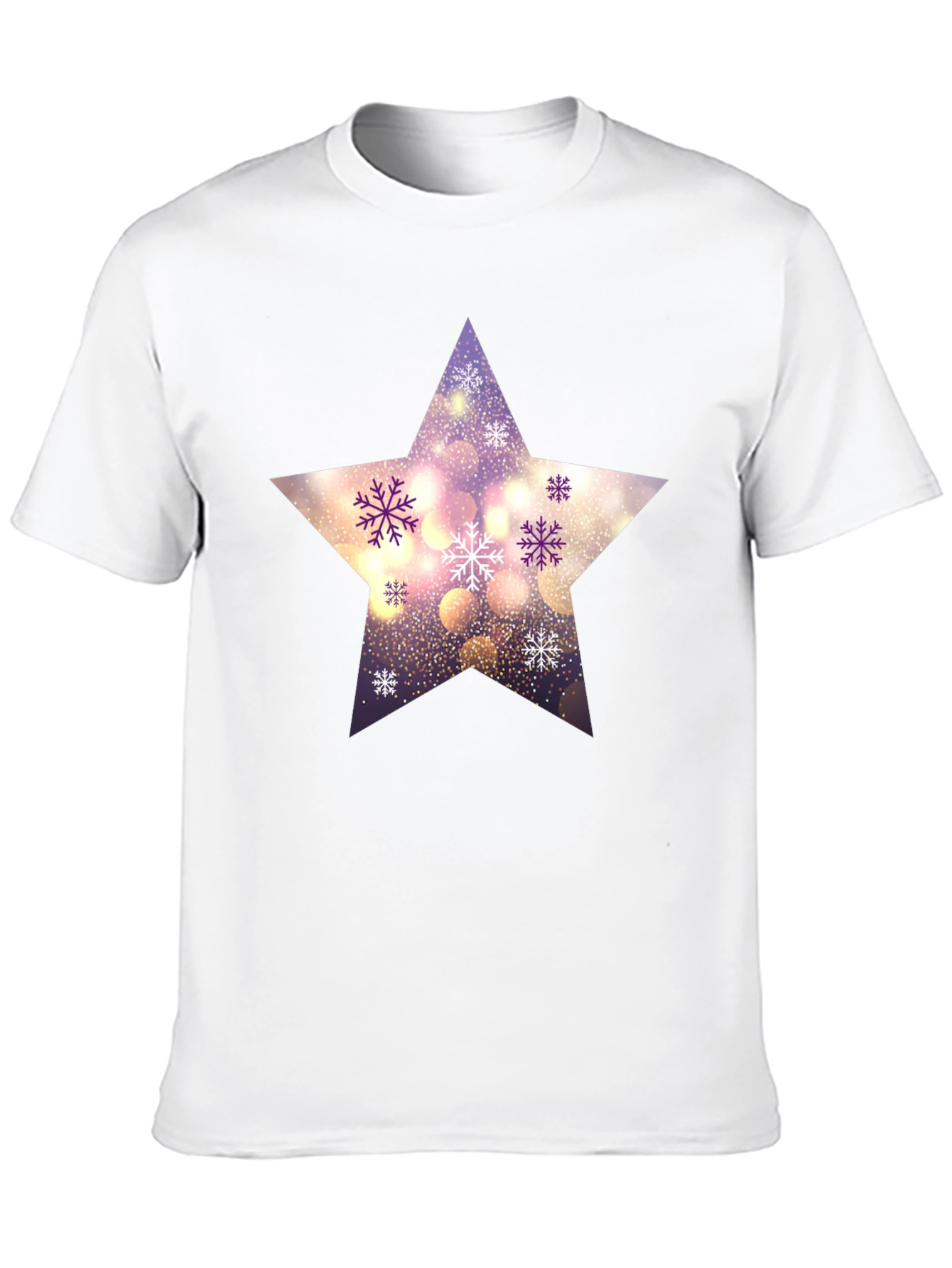 Festive Star Snowflake Graphic Tee