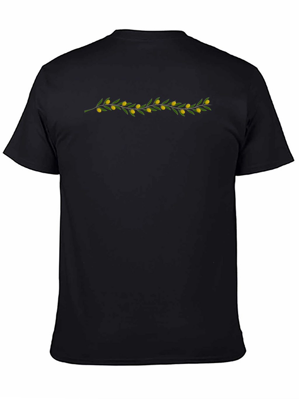 Olive Branch Black T-Shirt