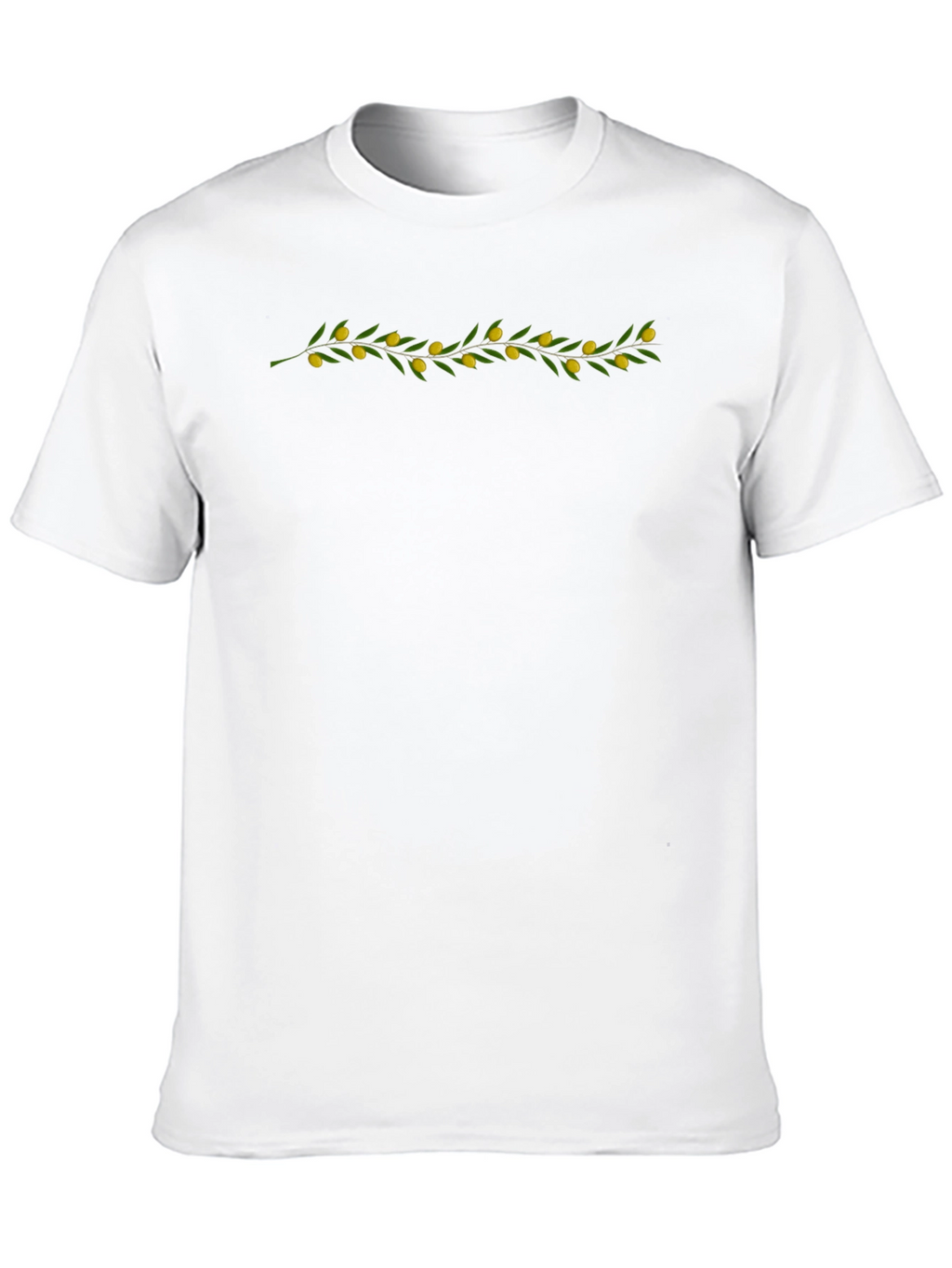 Olive Branch Black T-Shirt
