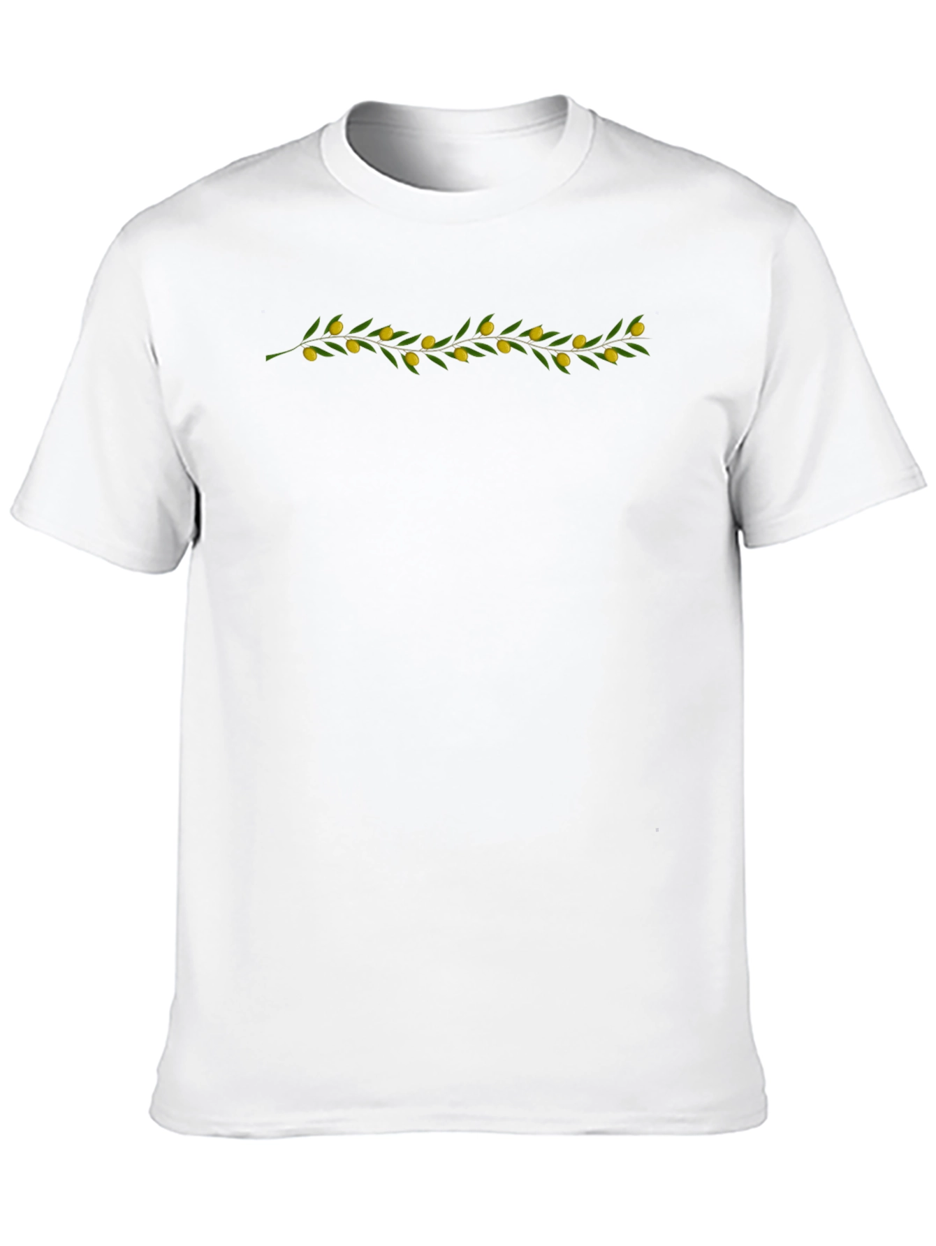 Olive Branch Black T-Shirt