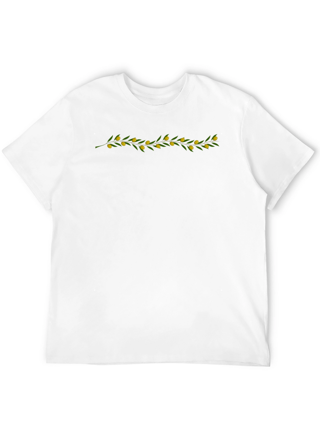 Olive Branch Black T-Shirt