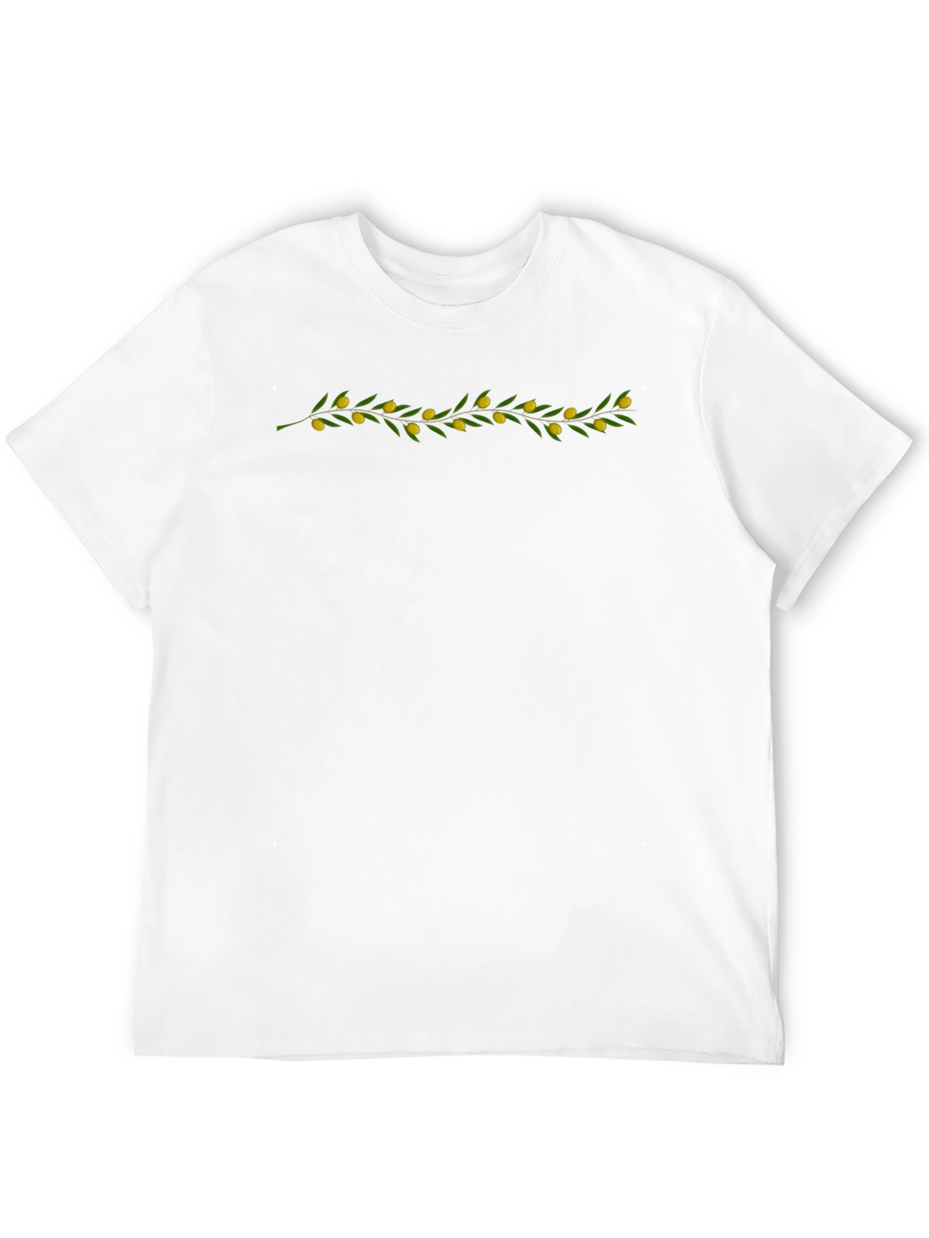 Olive Branch Black T-Shirt