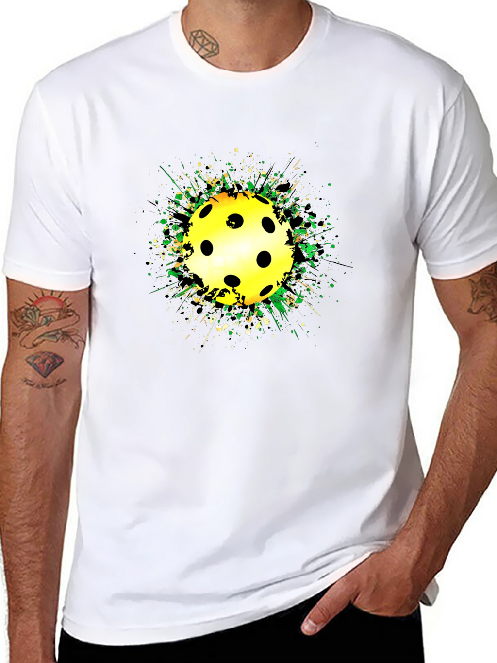 Pickleball Explosion Graphic T-Shirt