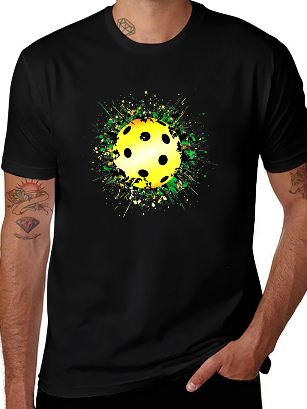 Pickleball Explosion Graphic T-Shirt