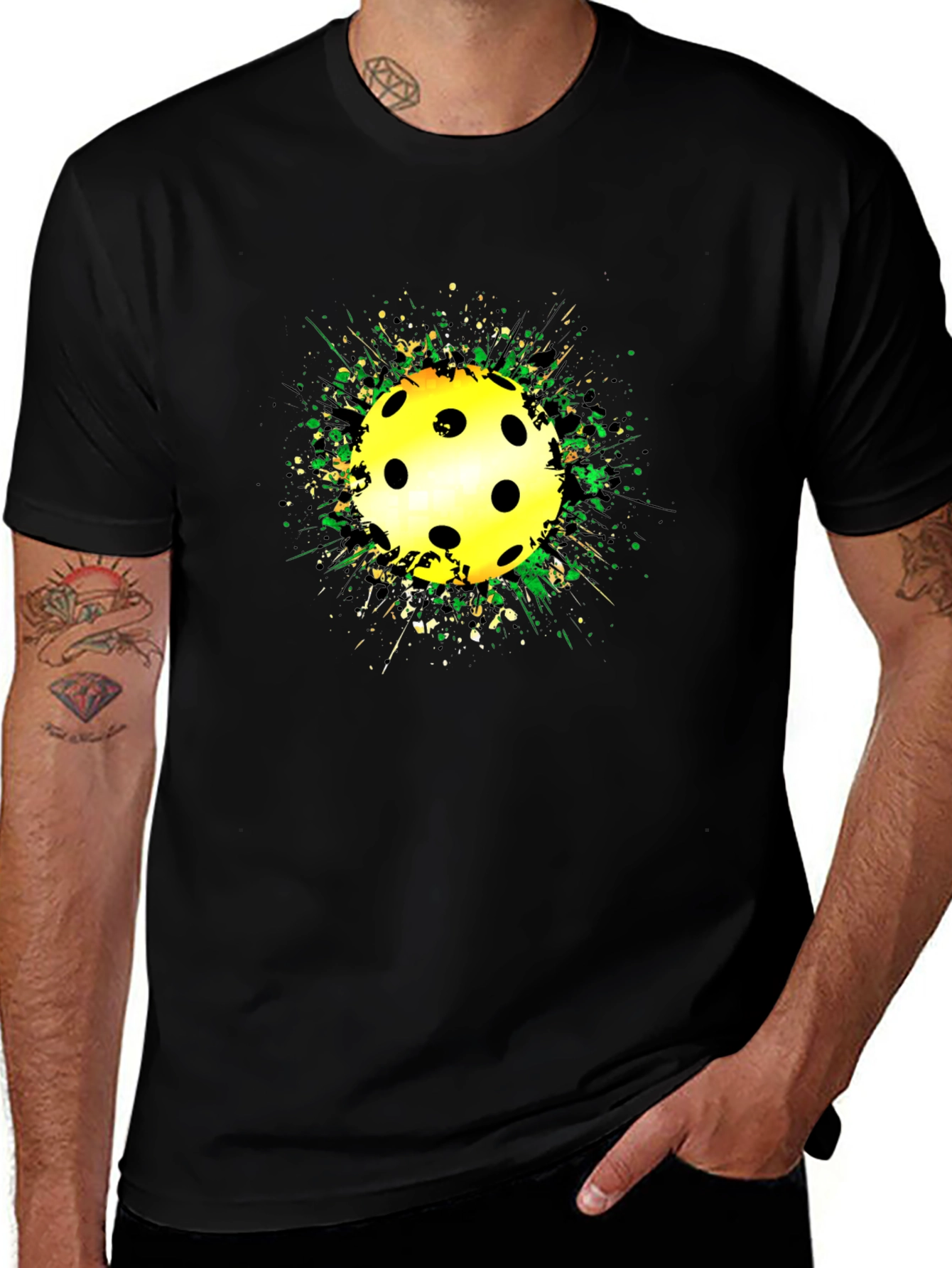 Pickleball Explosion Graphic T-Shirt