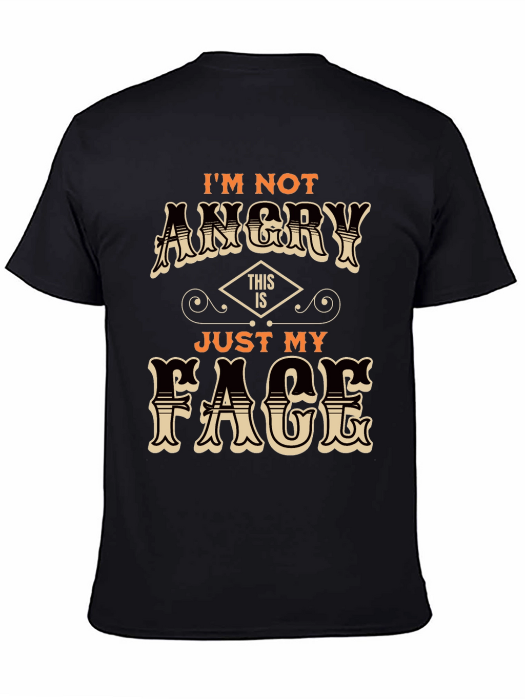Funny Just My Face Graphic T-Shirt