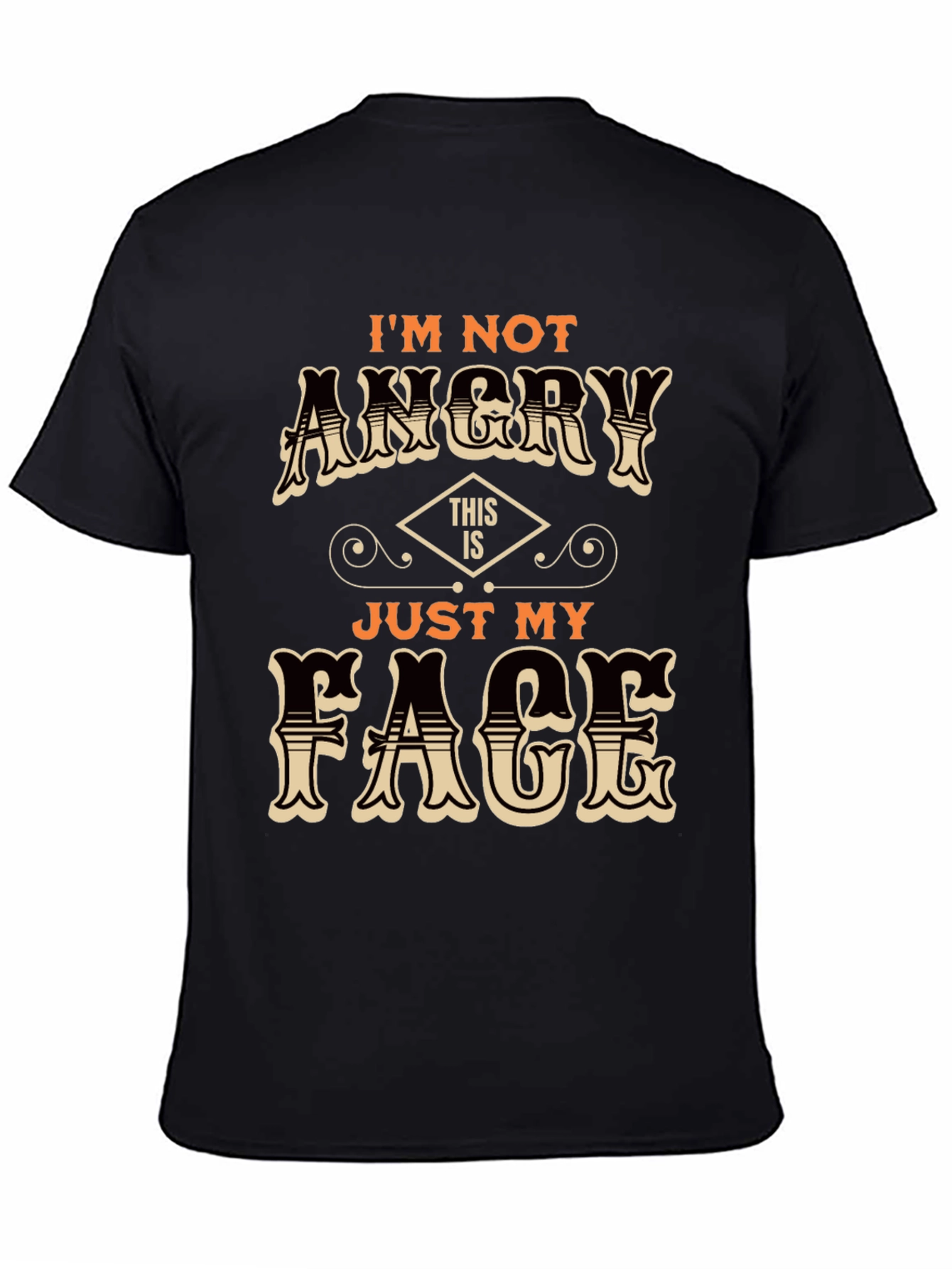 Funny Just My Face Graphic T-Shirt