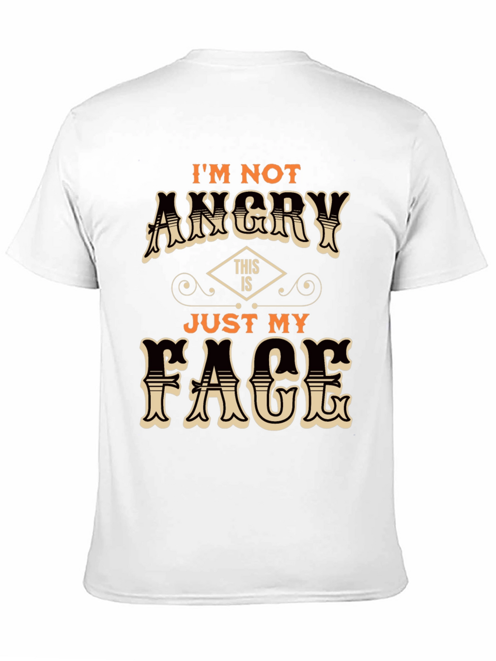 Funny Just My Face Graphic T-Shirt
