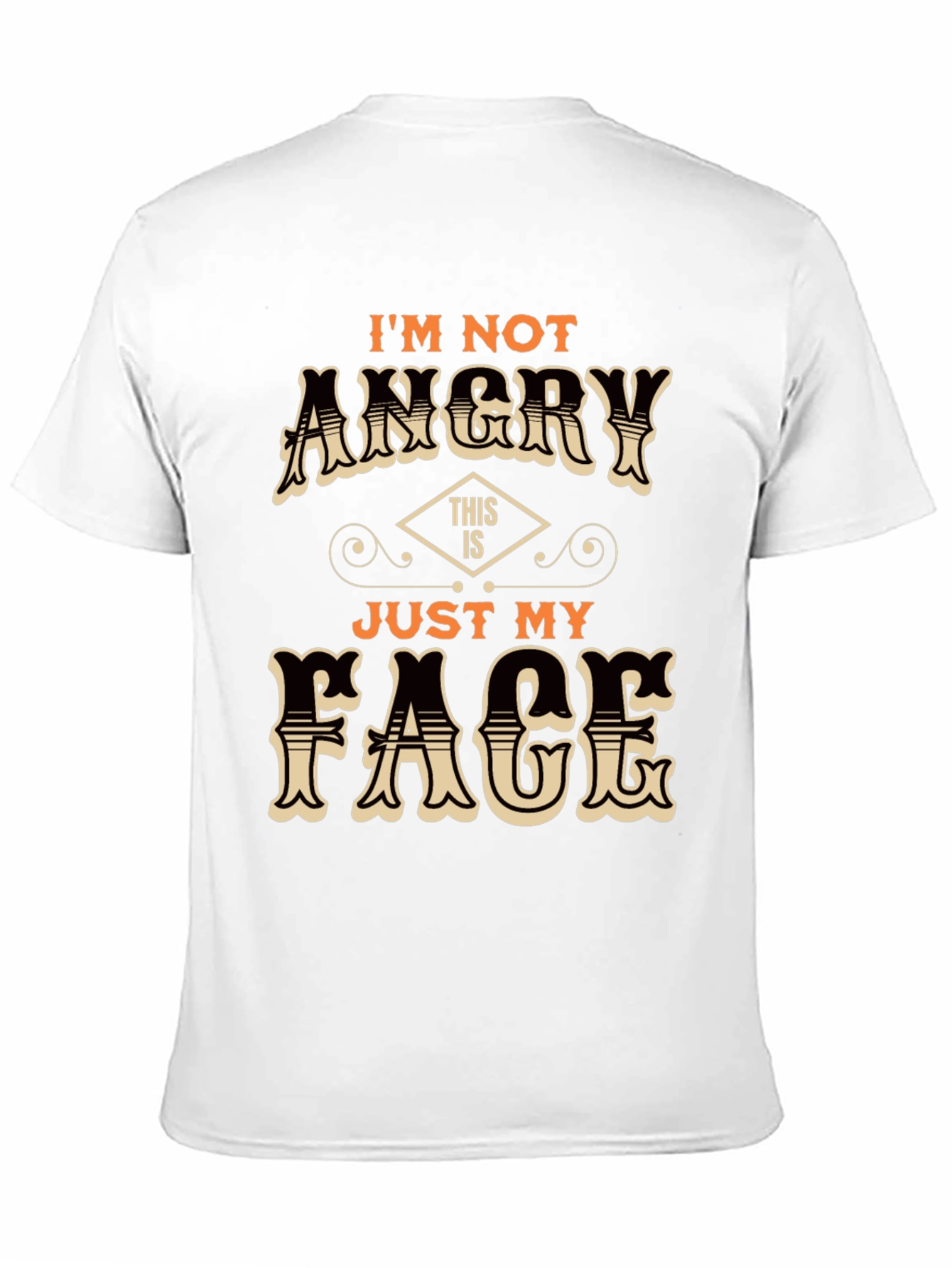 Funny Just My Face Graphic T-Shirt