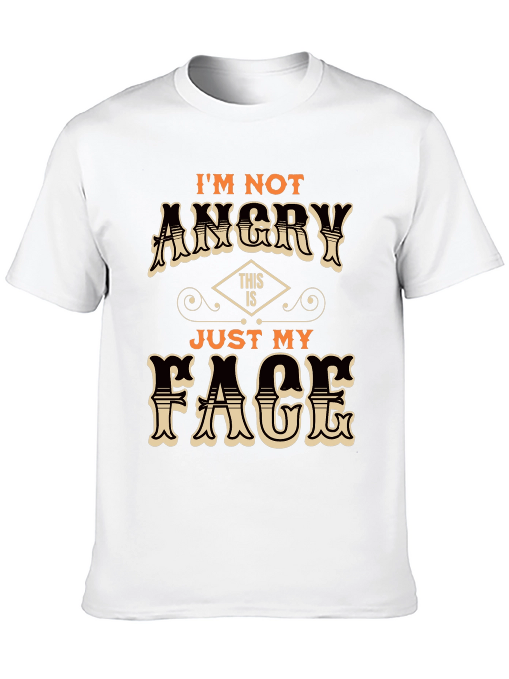Funny Just My Face Graphic T-Shirt