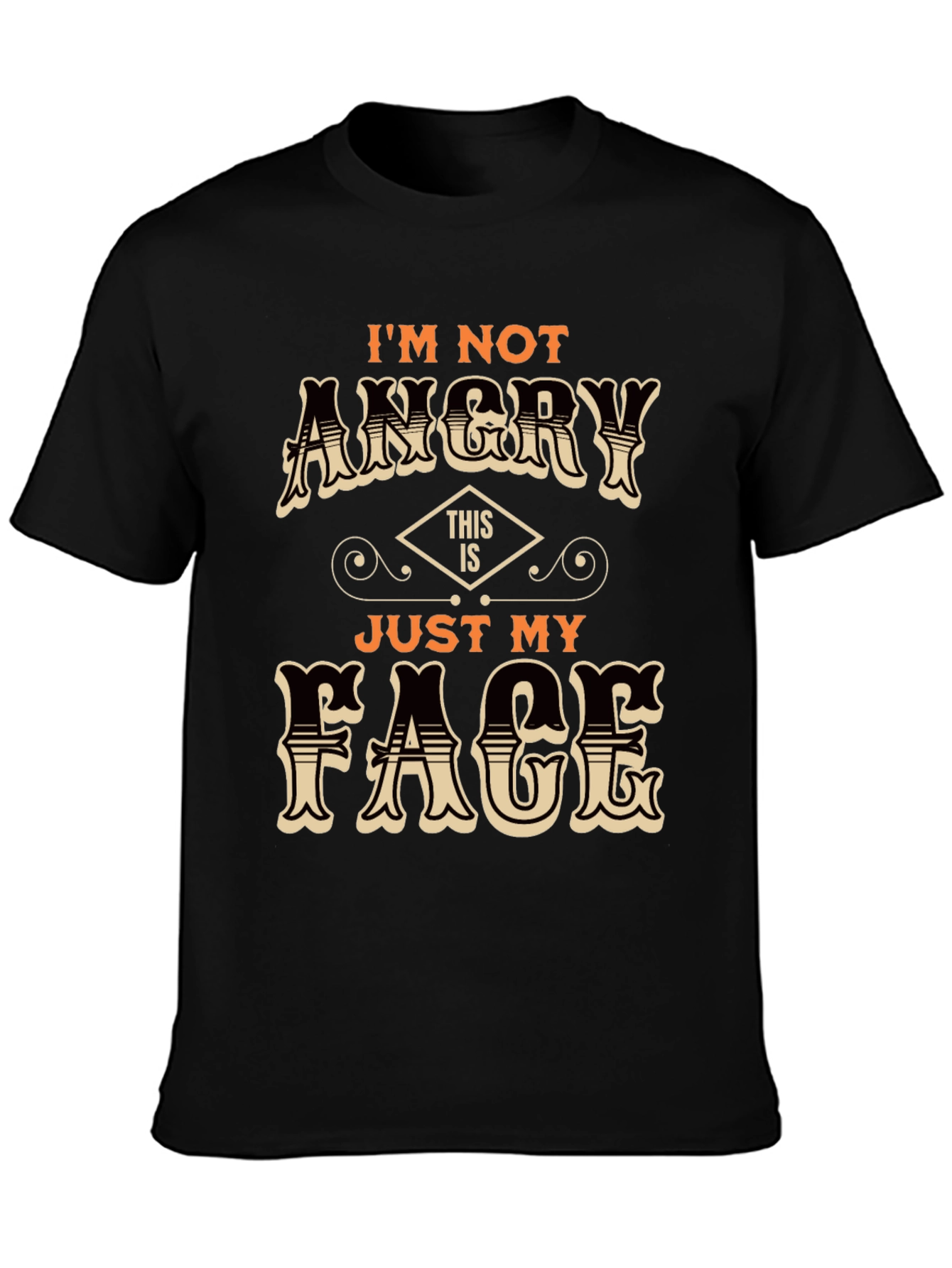 Funny Just My Face Graphic T-Shirt