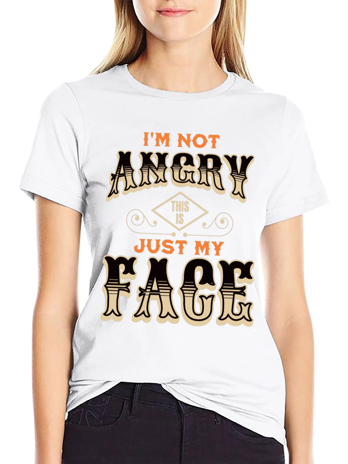 Funny Just My Face Graphic T-Shirt