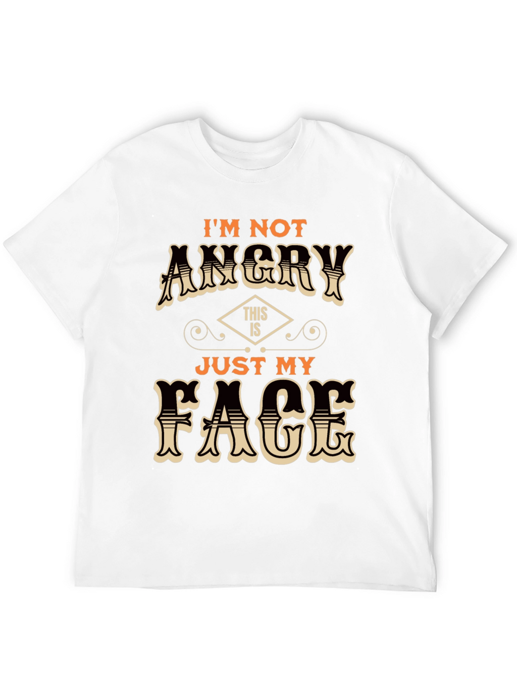 Funny Just My Face Graphic T-Shirt