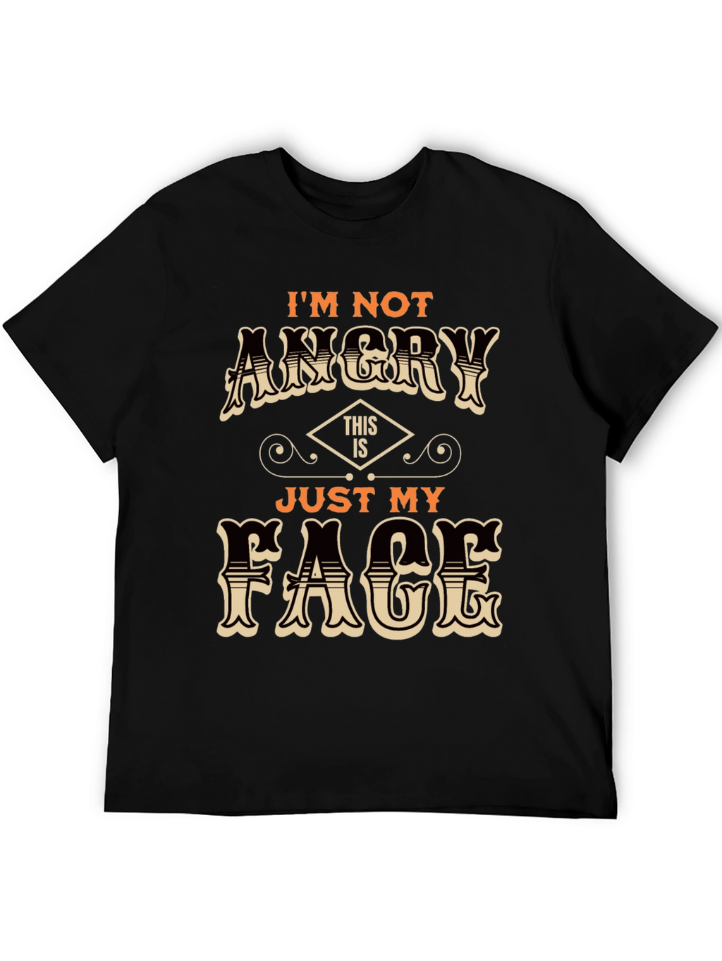 Funny Just My Face Graphic T-Shirt