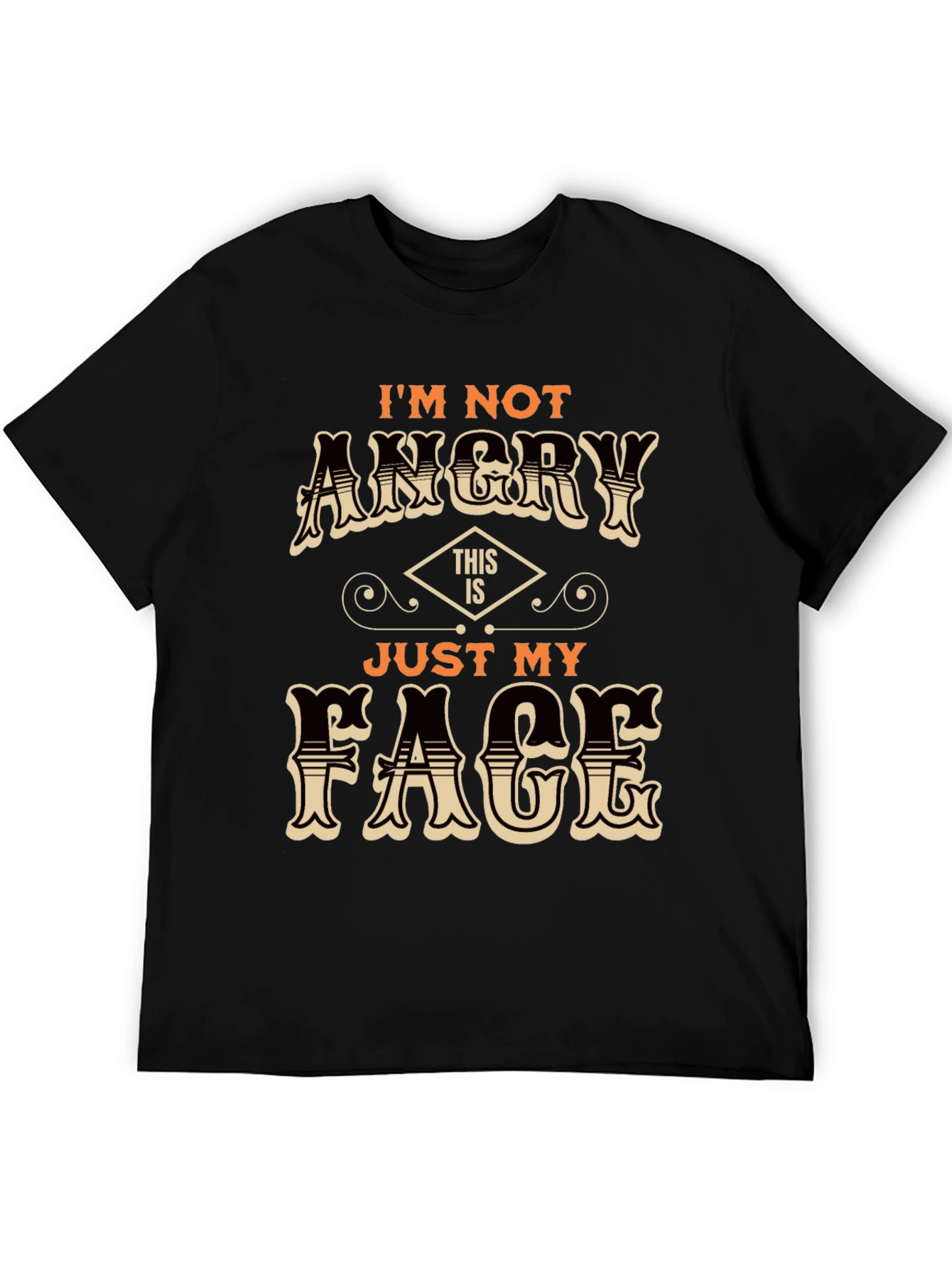 Funny Just My Face Graphic T-Shirt