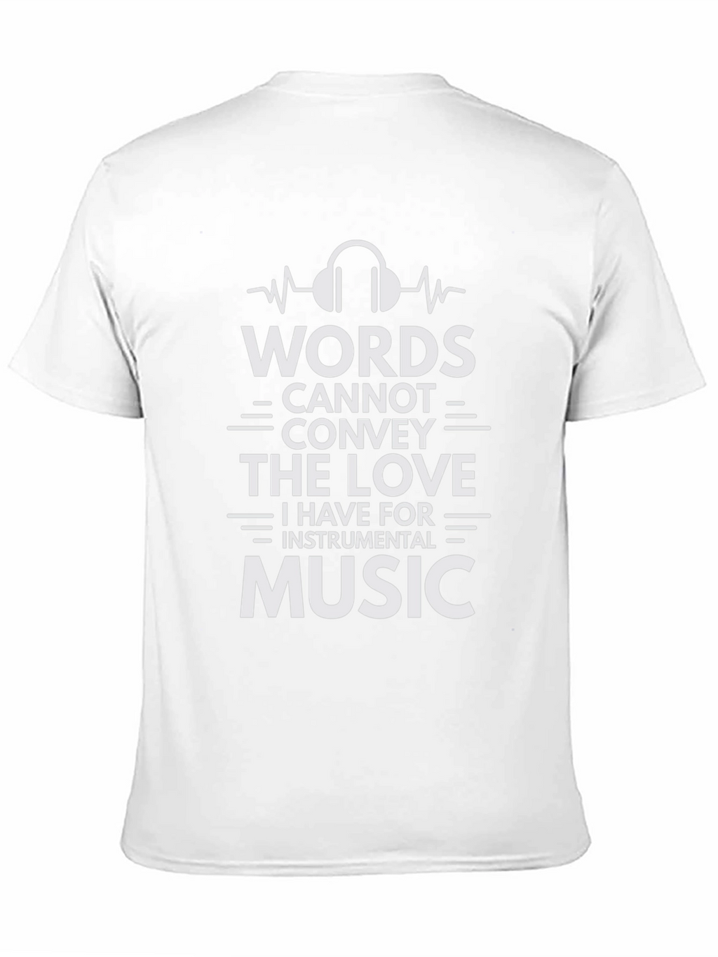 Instrumental Music T-Shirt - Soft Cotton Tee