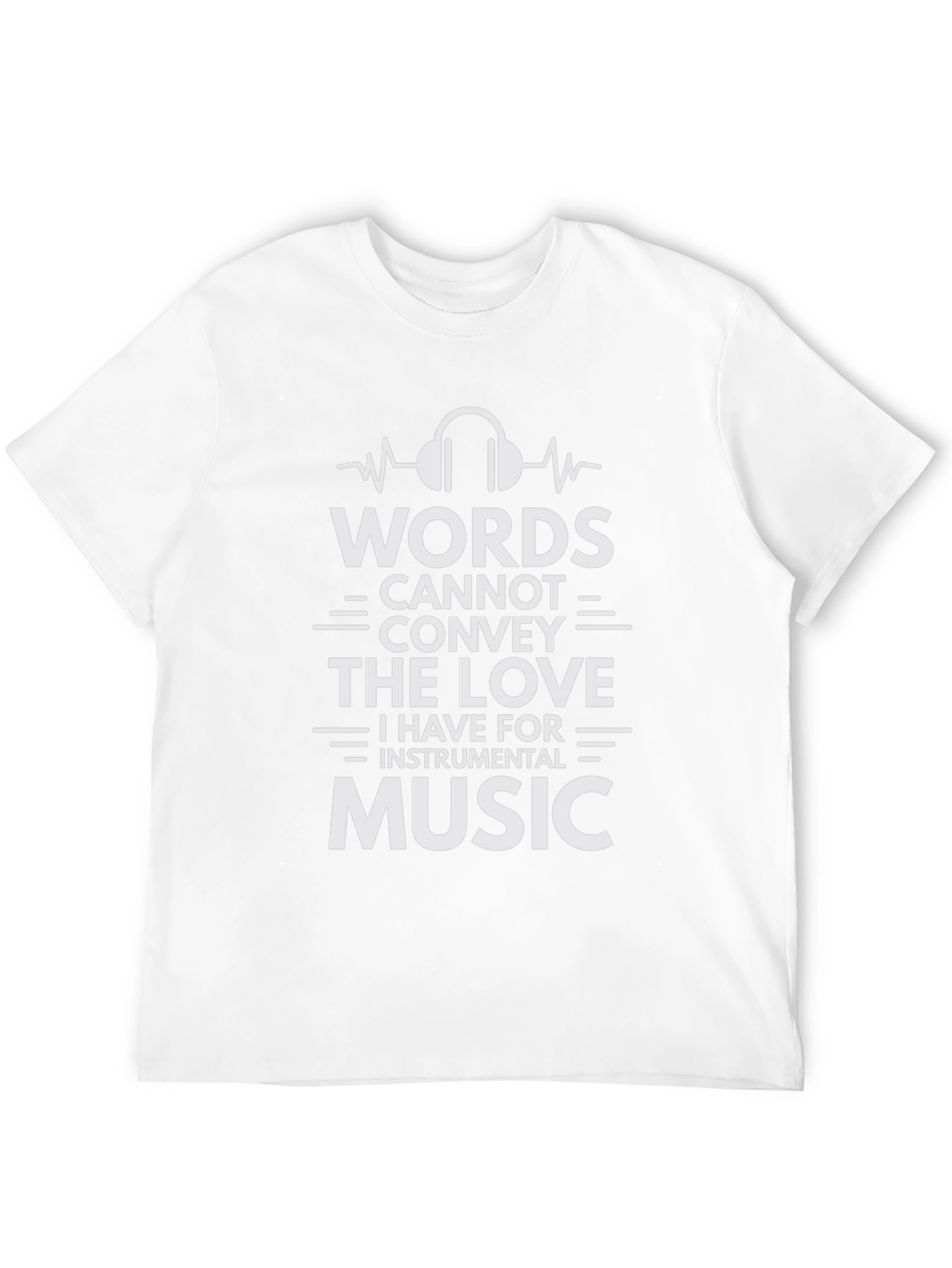 Instrumental Music T-Shirt - Soft Cotton Tee