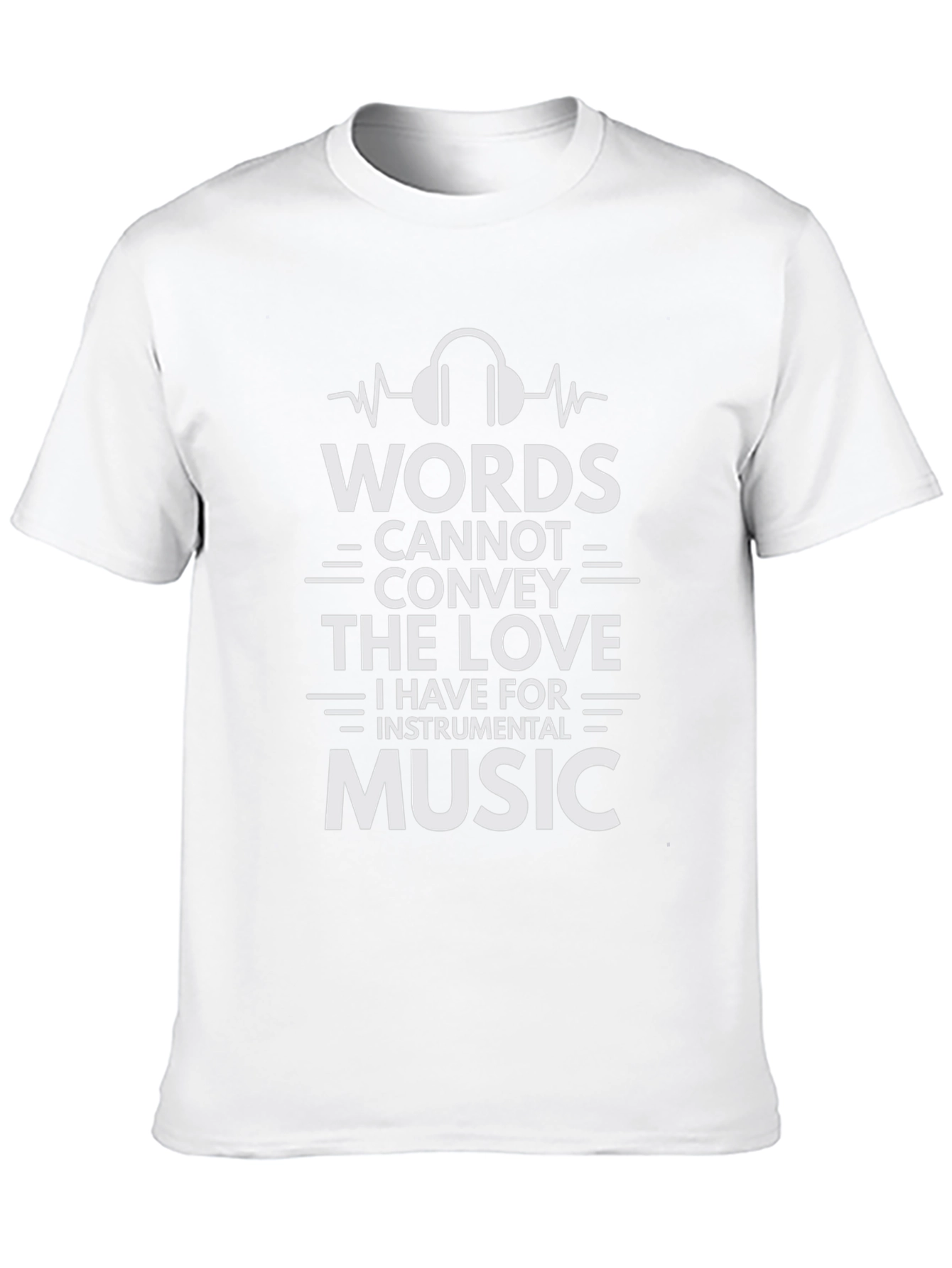 Instrumental Music T-Shirt - Soft Cotton Tee
