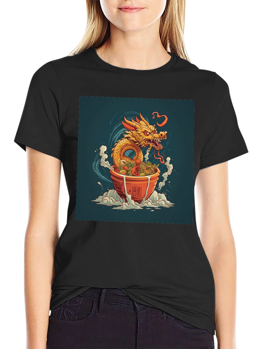 Dragon Ramen T-Shirt - Unique Graphic Tee