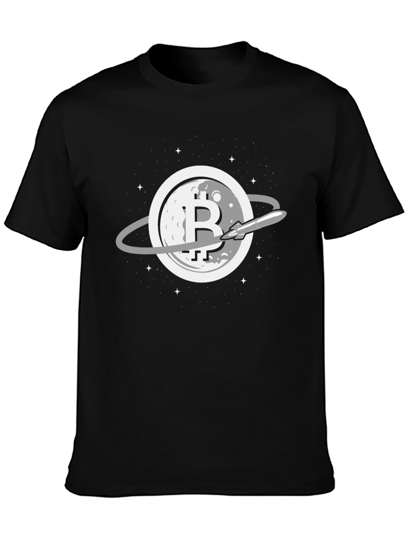 Bitcoin to the Moon T-Shirt - Crypto Rocket!
