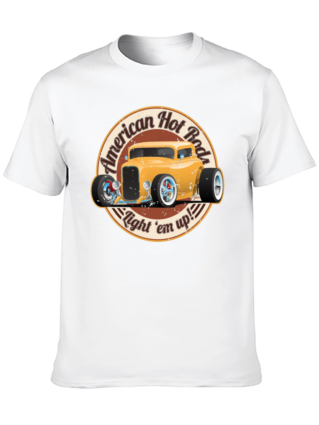 American Hot Rod T-Shirt - Light em up!