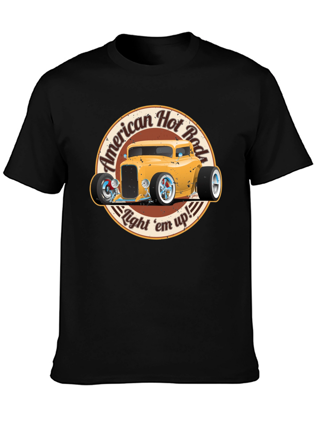 American Hot Rod T-Shirt - Light em up!