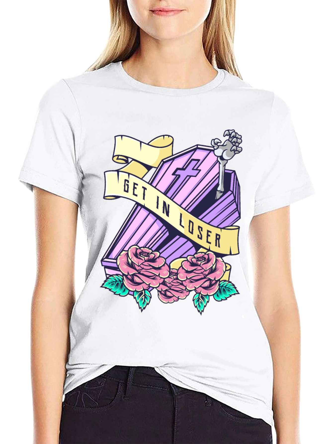 Get In Loser Coffin T-Shirt