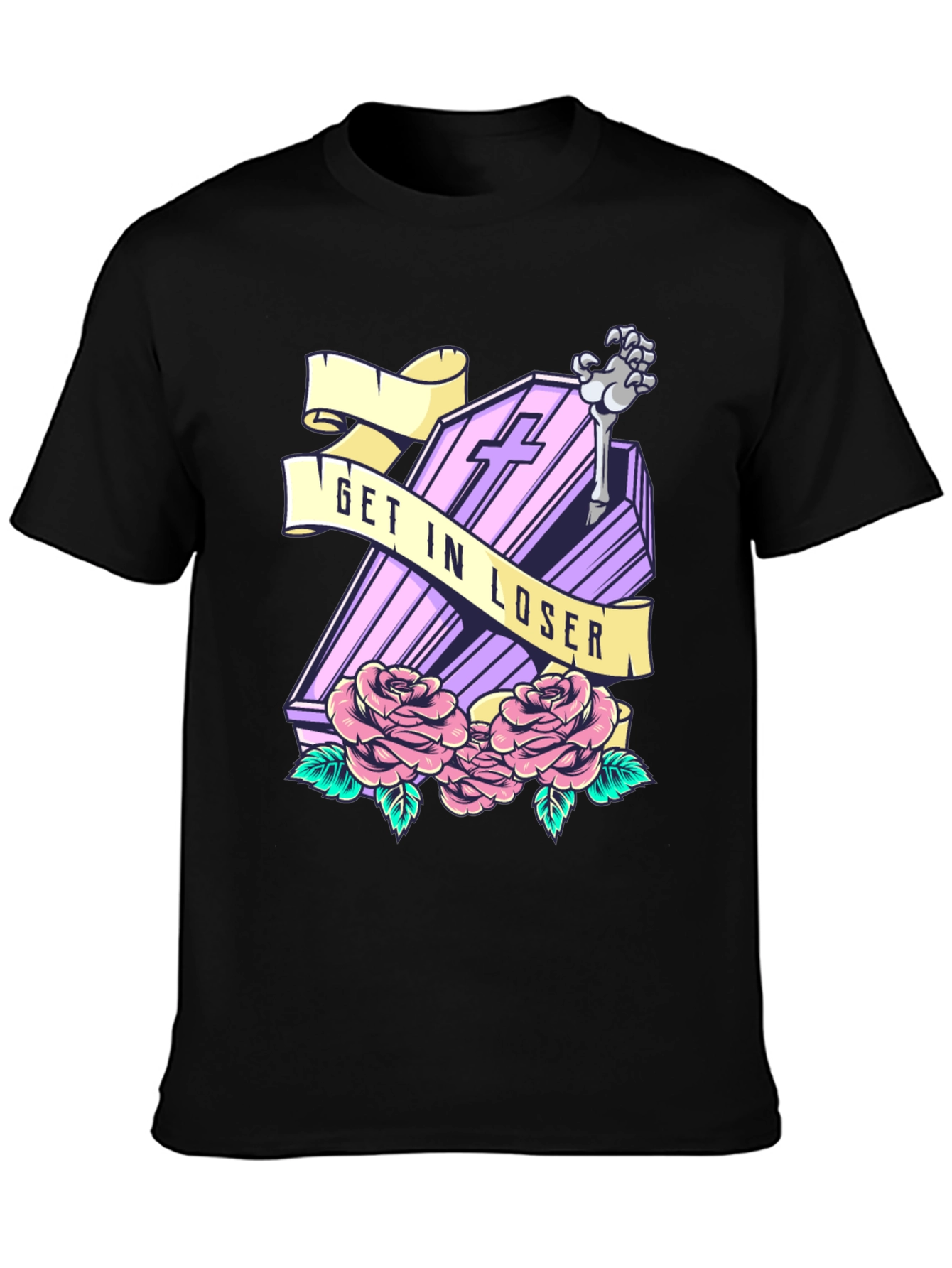 Get In Loser Coffin T-Shirt