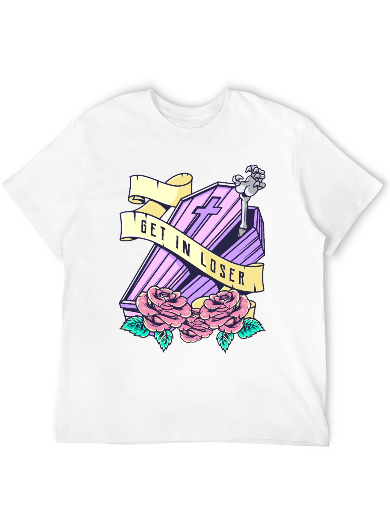 Get In Loser Coffin T-Shirt