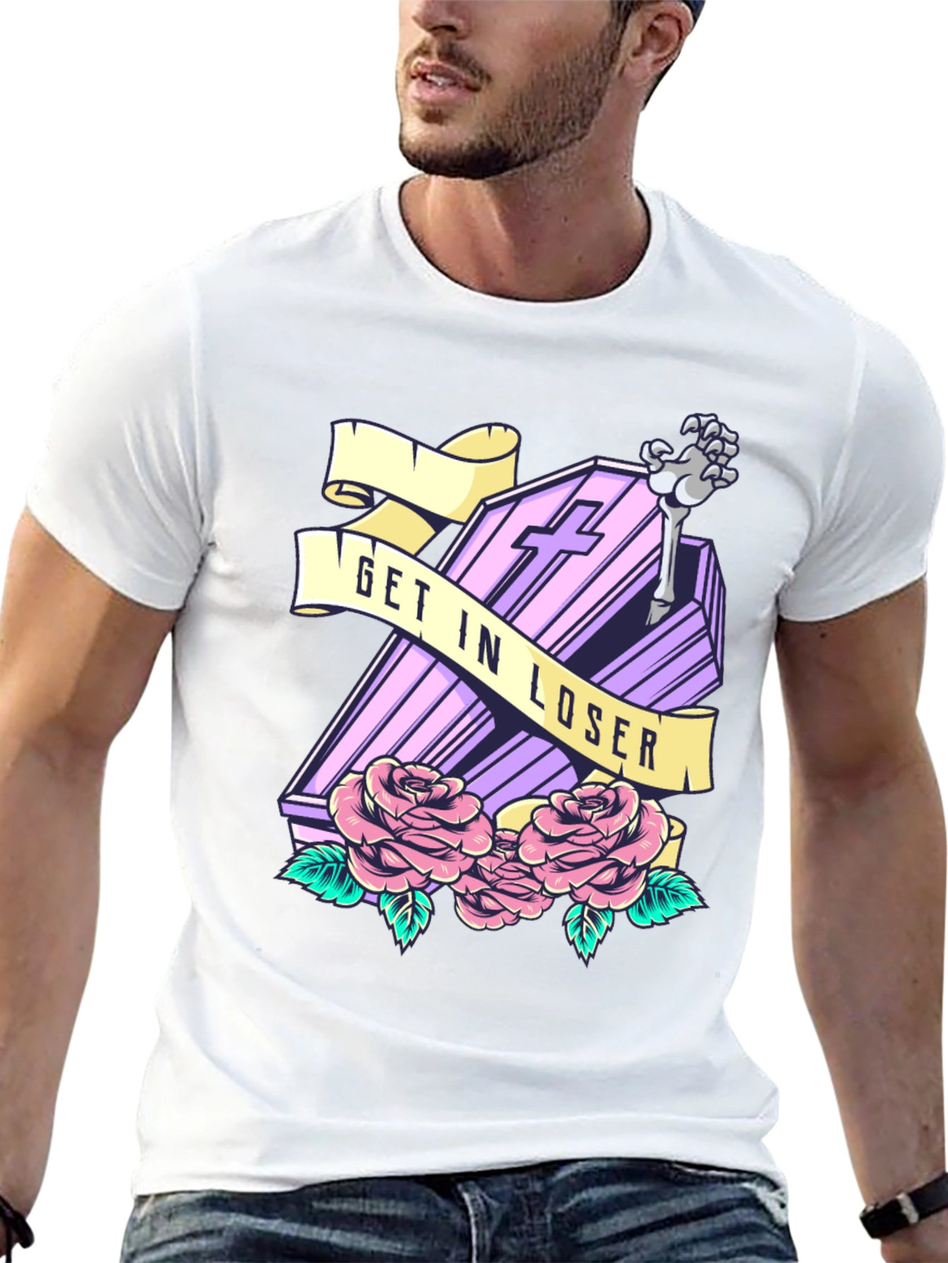 Get In Loser Coffin T-Shirt