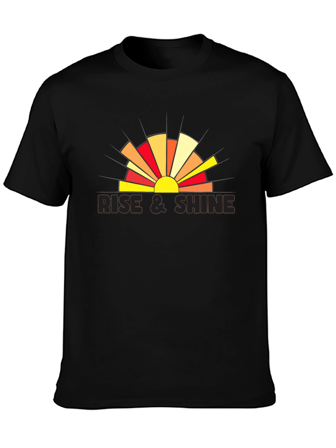 Rise & Shine Graphic Tee - Retro Style Shirt