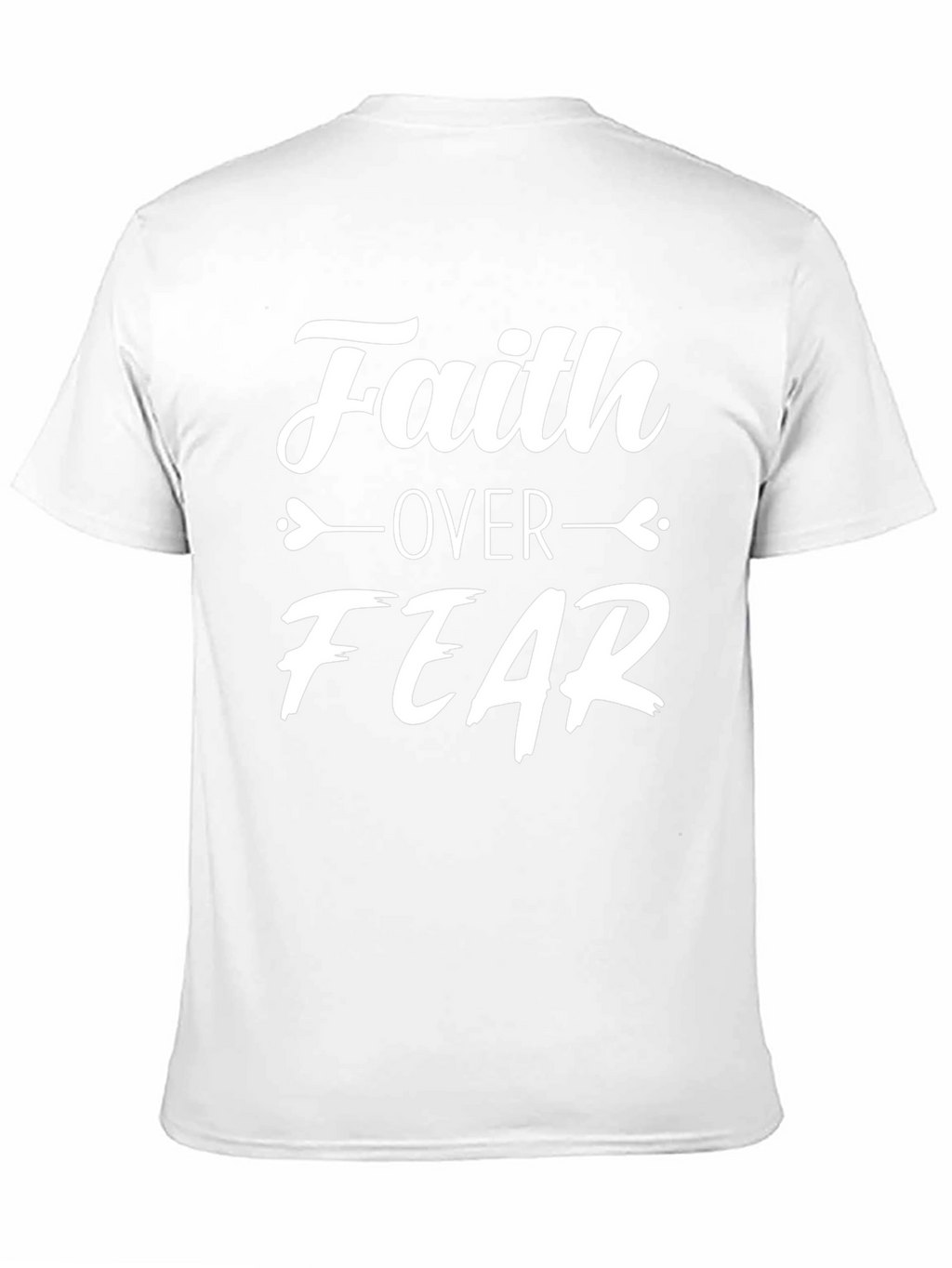 Faith Over Fear Graphic T-Shirt - Black