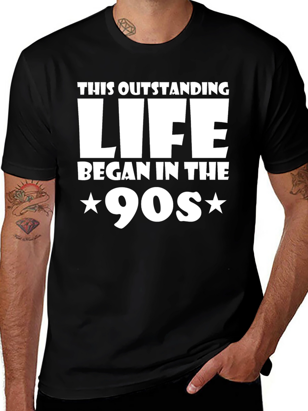 Outstanding Life Began in the 90s Graphic Tee