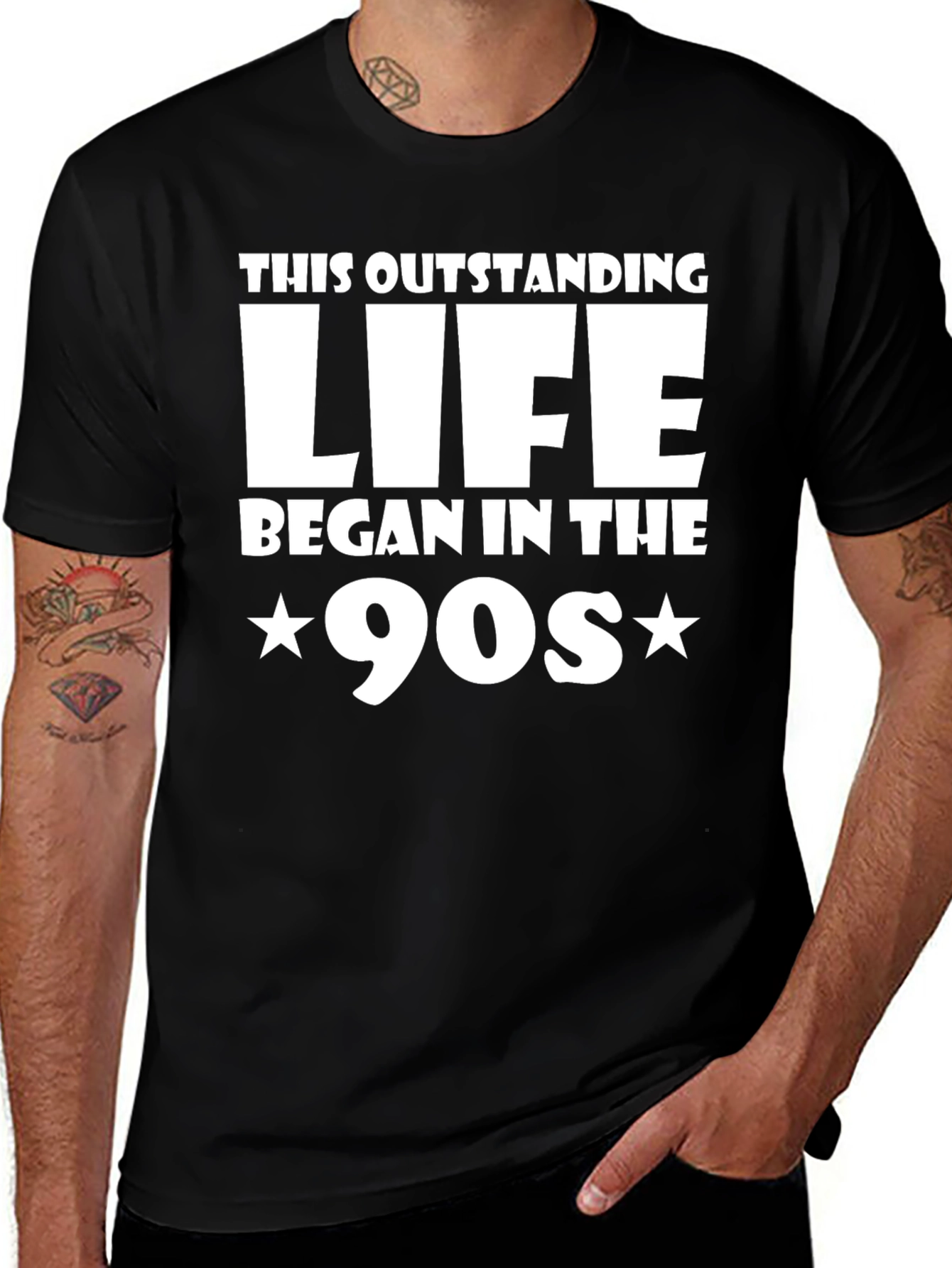 Outstanding Life Began in the 90s Graphic Tee