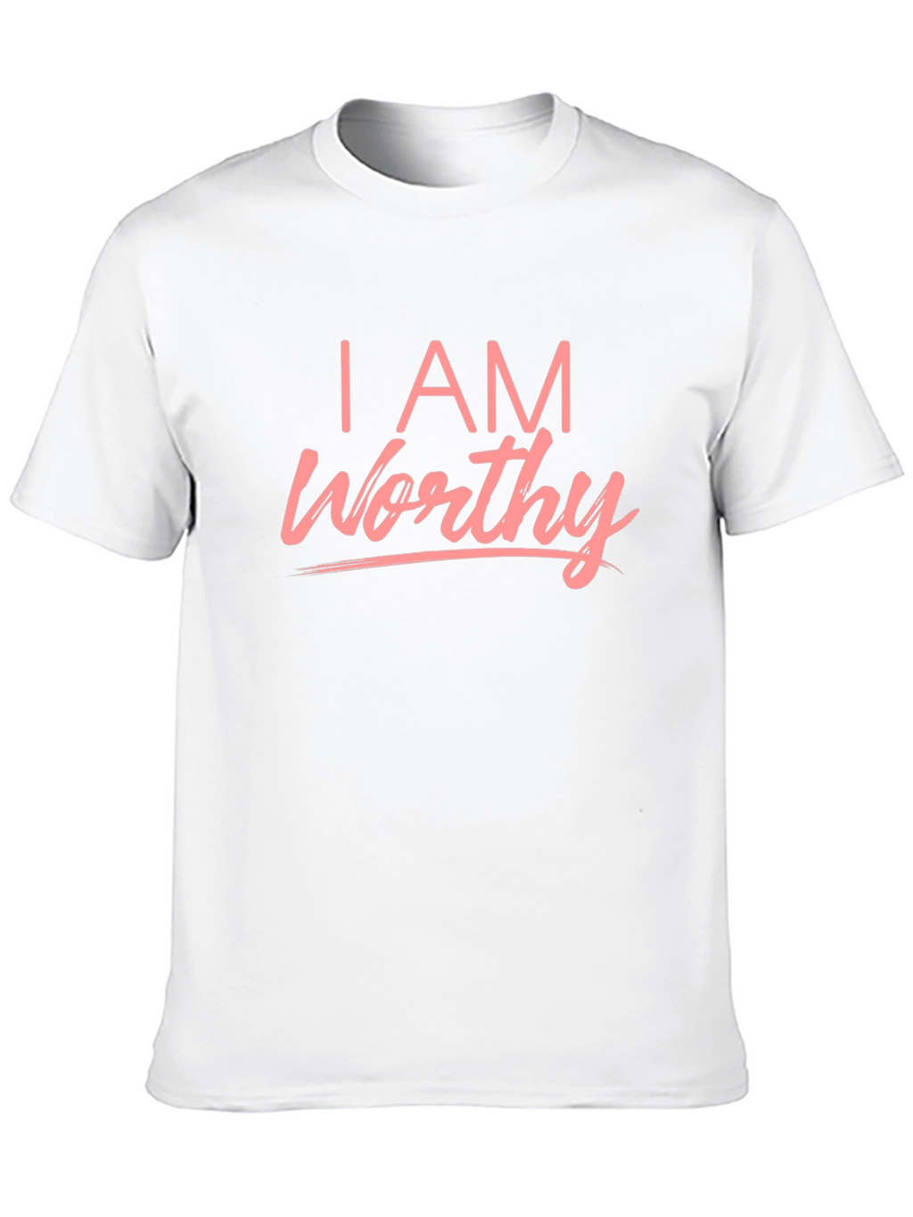 I AM Worthy Graphic Tee - Black T-Shirt