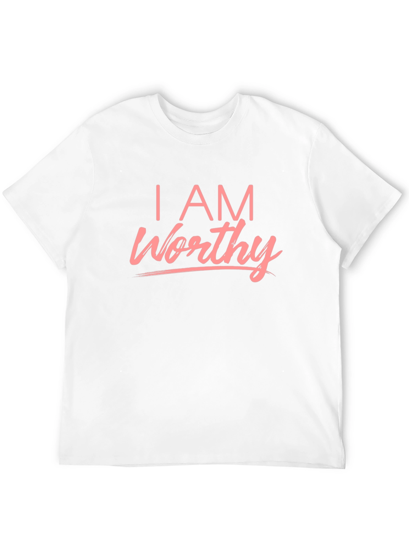 I AM Worthy Graphic Tee - Black T-Shirt