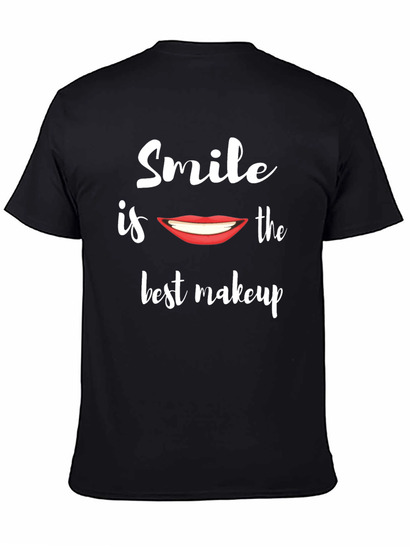 Smile is the Best Makeup Graphic Tee